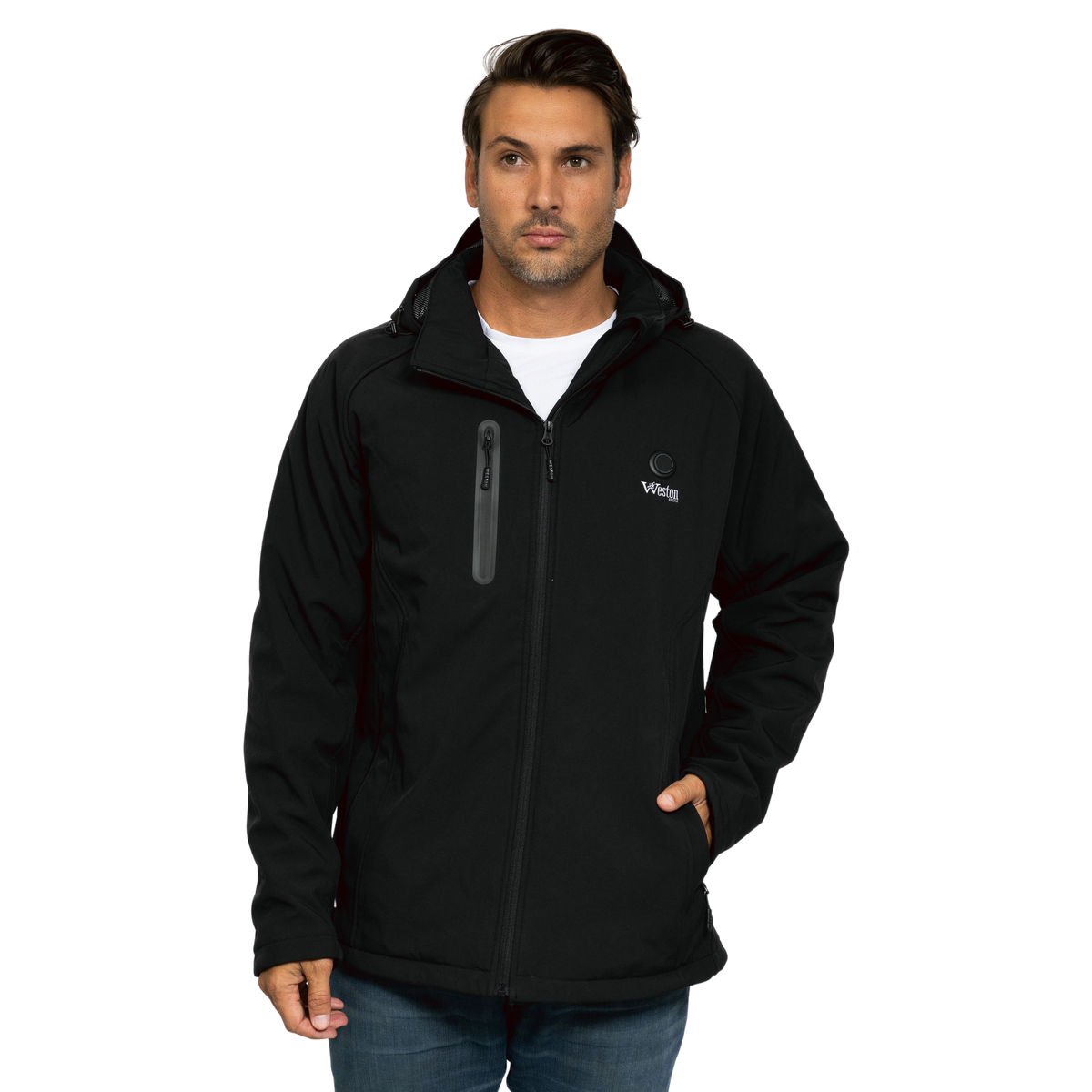 Men's Heated Coat With Rechargeable Battery 130°F Heat For Extreme Cold Weather