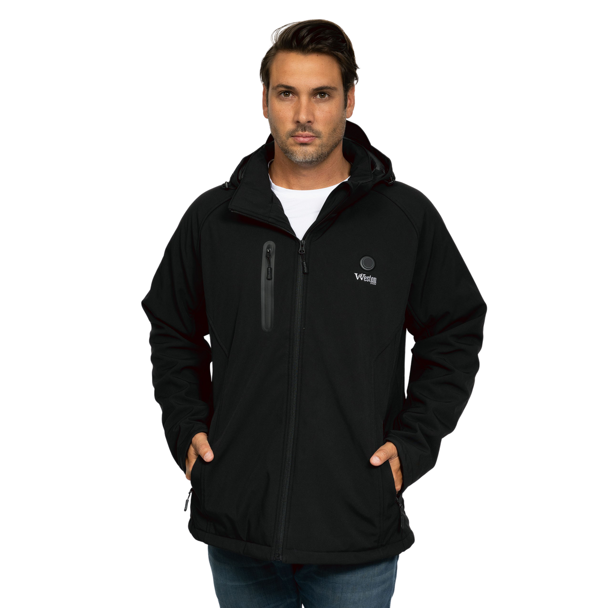 Men's Heated Coat With Rechargeable Battery 130°F Heat For Extreme Cold Weather