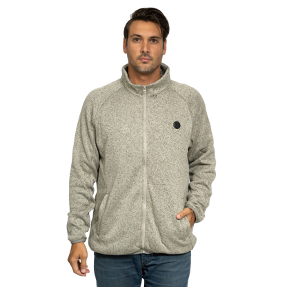 Heated Fleece Jacket For Men, Ultra-Soft, Breathable, Rechargeable, 3 Heat Settings