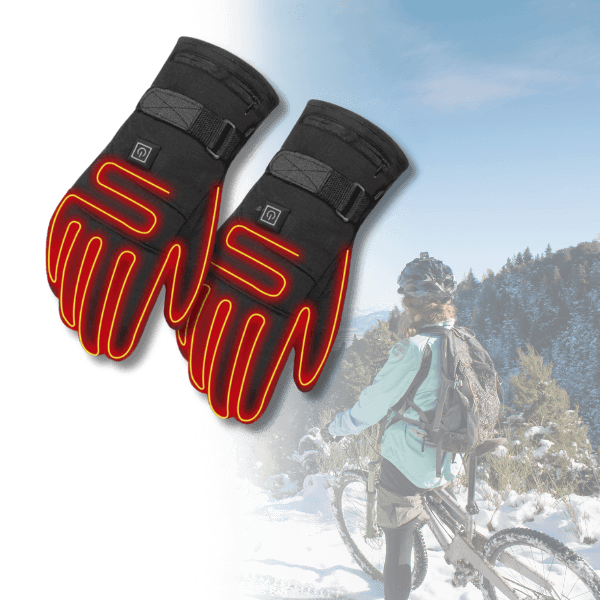 Electric Heated Gloves With Rechargeable Battery For Cold Weather