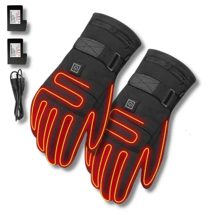 Electric Heated Gloves With Rechargeable Battery For Cold Weather
