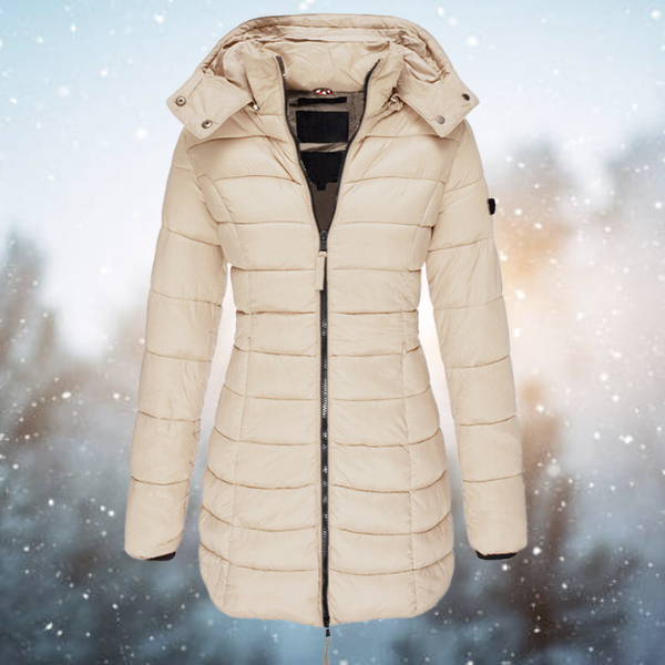 Puffer Coat Long-Length Hooded Quilted Winter Insulated Outerwear