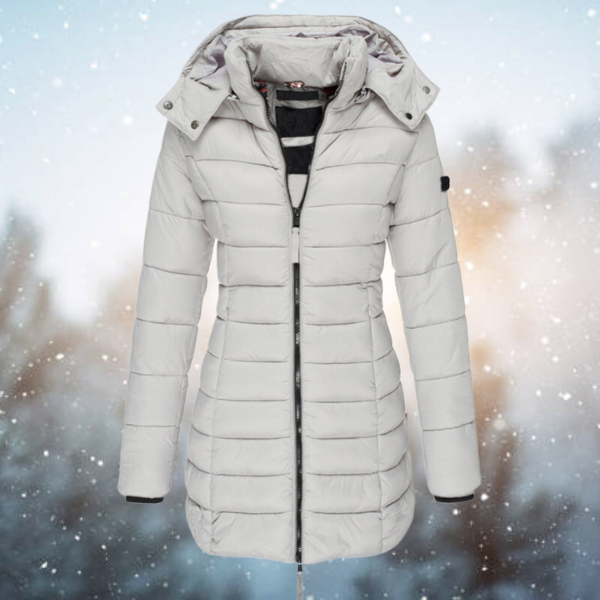 Puffer Coat Long-Length Hooded Quilted Winter Insulated Outerwear