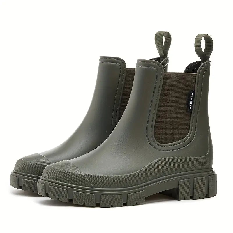 Chelsea Boots Waterproof With Chunky Platform Sole Design