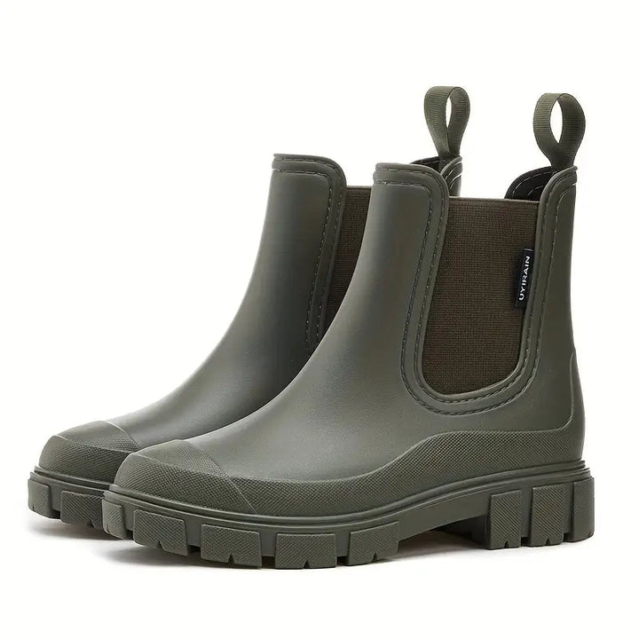 Chelsea Boots Waterproof With Chunky Platform Sole Design