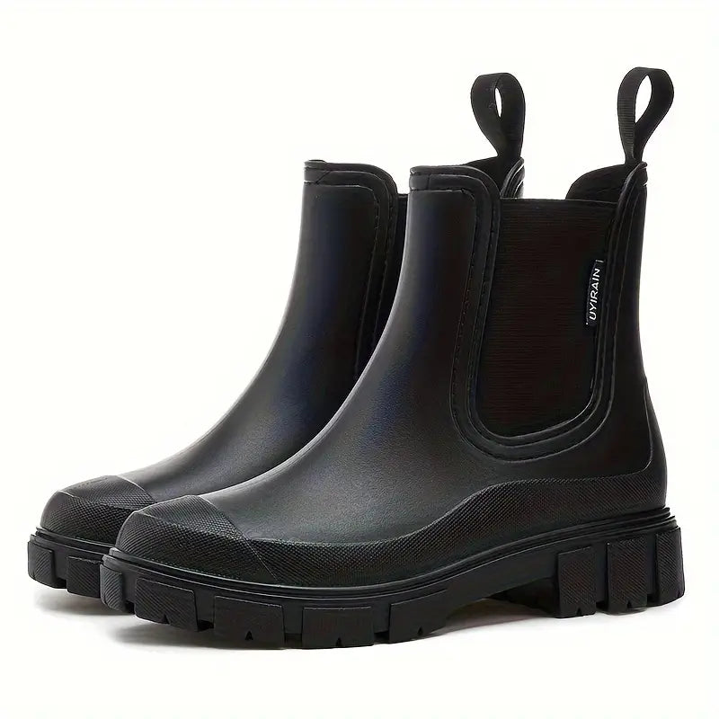 Chelsea Boots Waterproof With Chunky Platform Sole Design