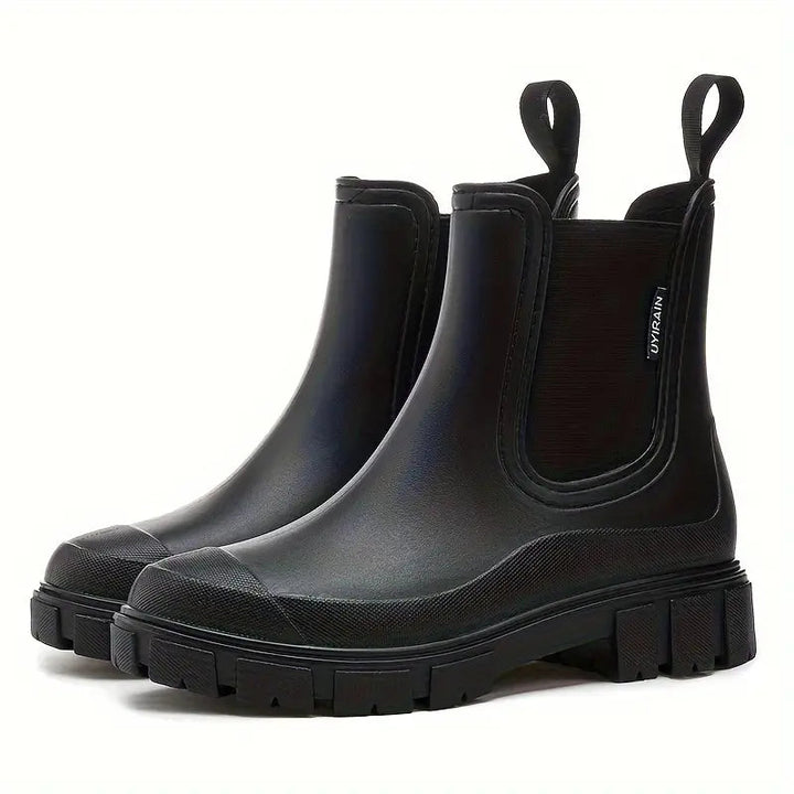 Chelsea Boots Waterproof With Chunky Platform Sole Design