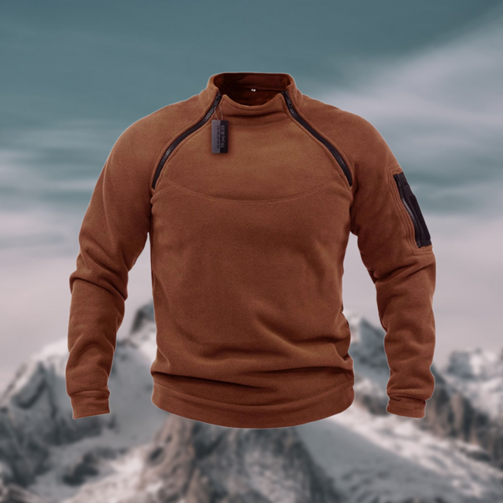 Fleece Pullover With Insulated Lining For All-Day Warmth And Comfort