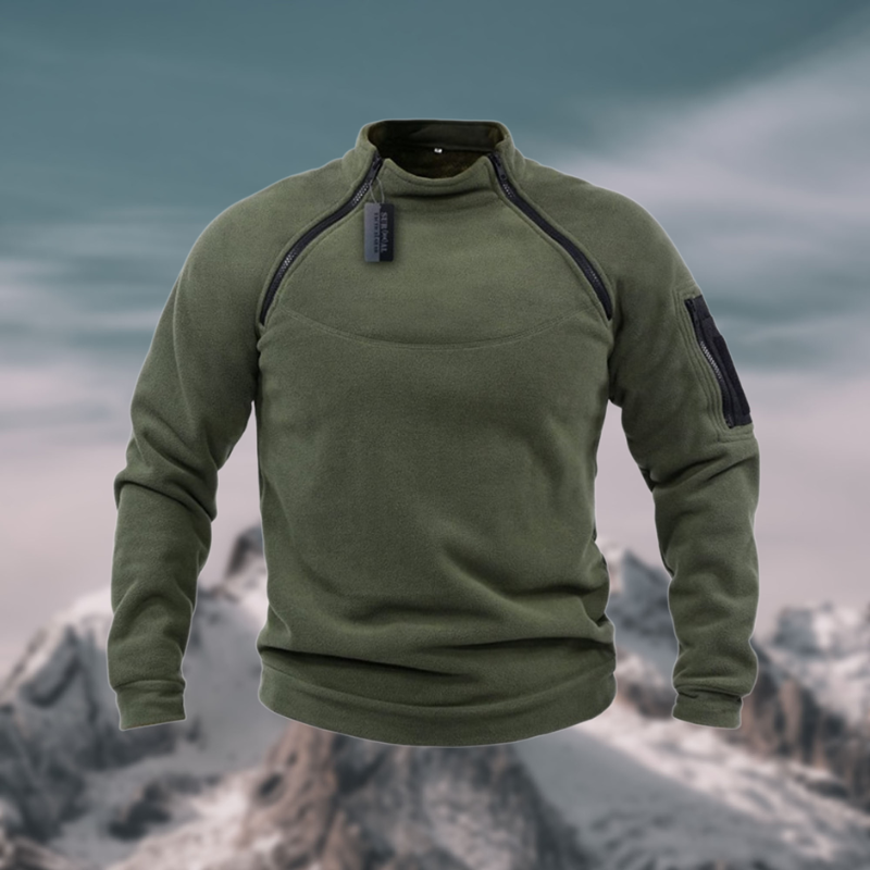 Fleece Pullover With Insulated Lining For All-Day Warmth And Comfort