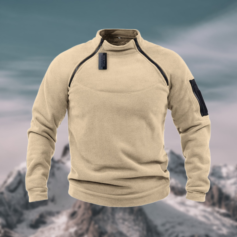 Fleece Pullover With Insulated Lining For All-Day Warmth And Comfort