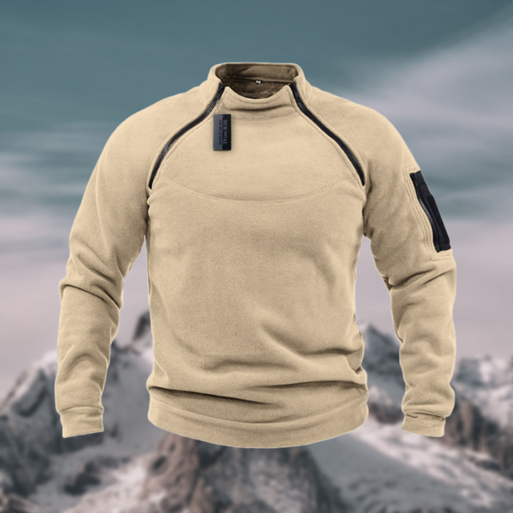 Fleece Pullover With Insulated Lining For All-Day Warmth And Comfort