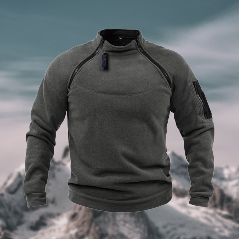 Fleece Pullover With Insulated Lining For All-Day Warmth And Comfort