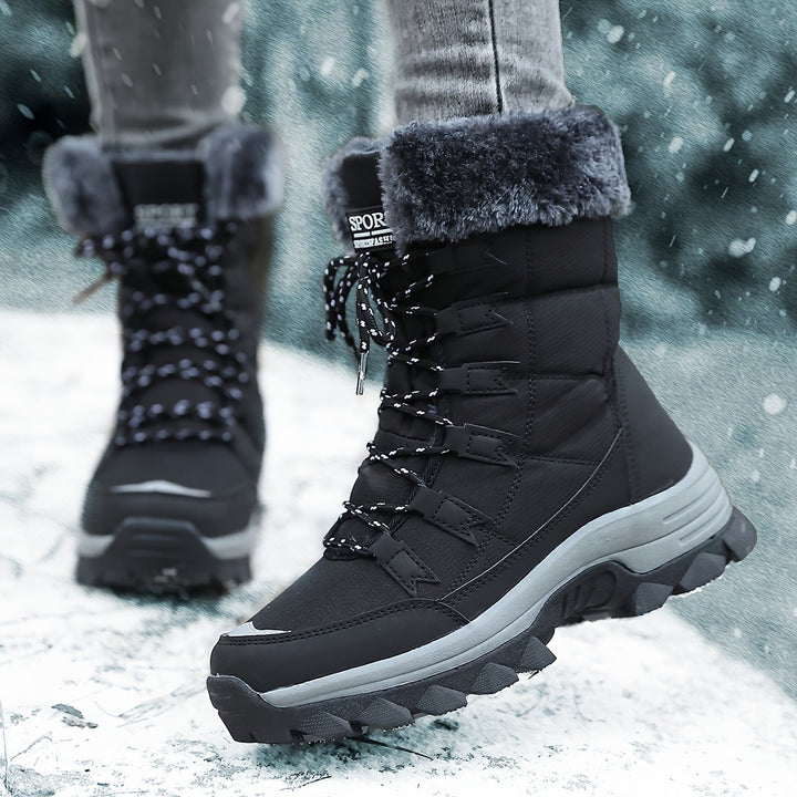 Snow Boots For Women With Faux Fur Lining And Anti Slip Sole