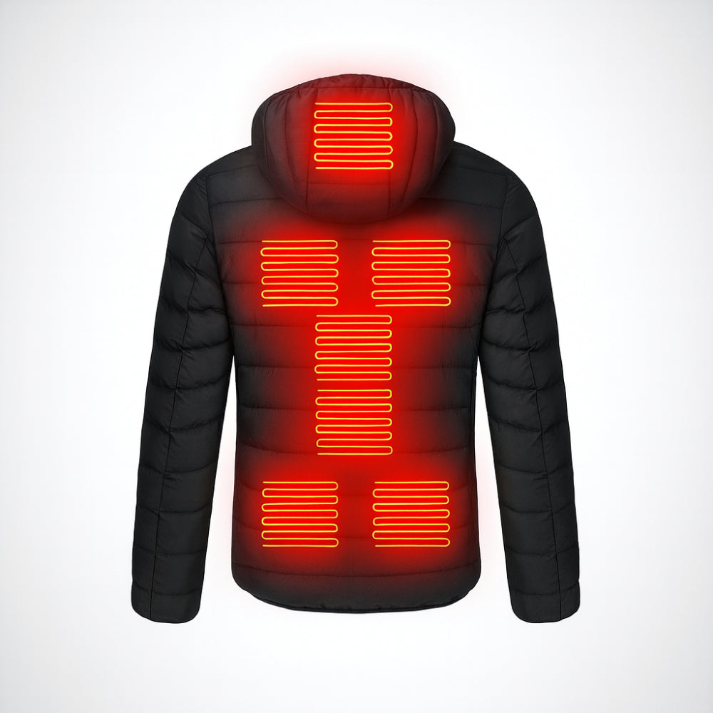Heated Winter Jacket Outdoor Warming Layer For Cold Weather Activities