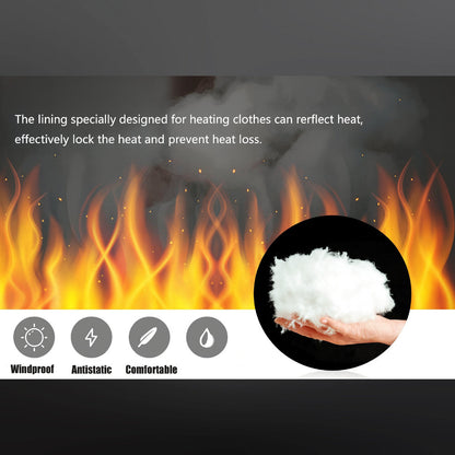 Heated Winter Jacket Outdoor Warming Layer For Cold Weather Activities