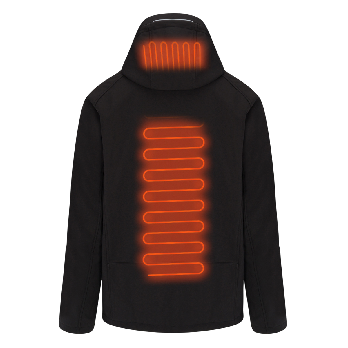 Men's Heated Coat With Rechargeable Battery 130°F Heat For Extreme Cold Weather