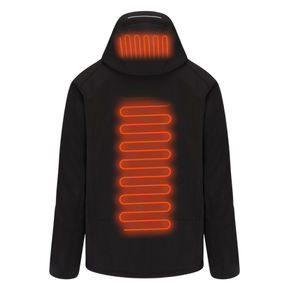 Men's Heated Coat With Rechargeable Battery 130°F Heat For Extreme Cold Weather