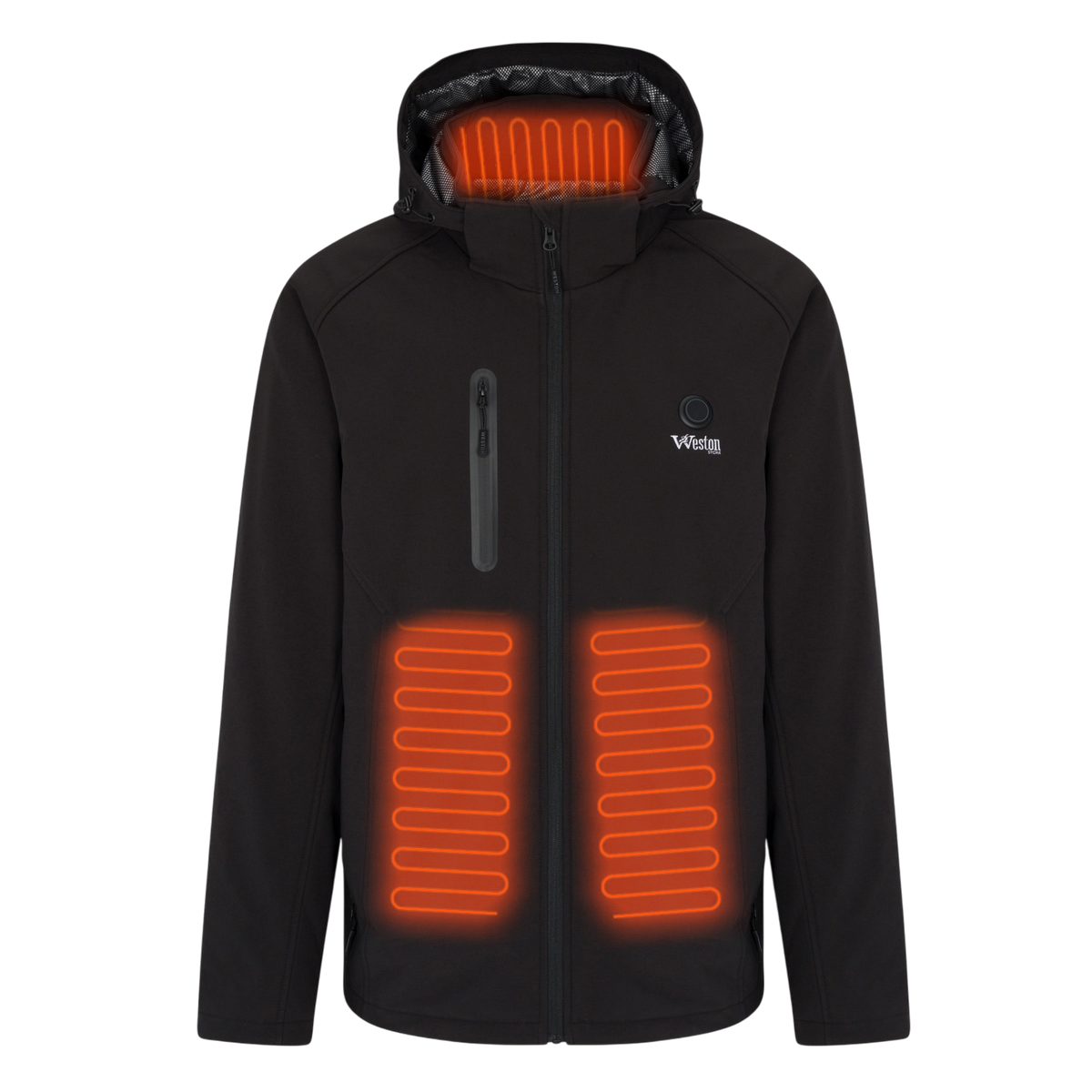 Men's Heated Coat With Rechargeable Battery 130°F Heat For Extreme Cold Weather