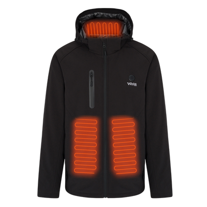 Men's Heated Coat With Rechargeable Battery 130°F Heat For Extreme Cold Weather