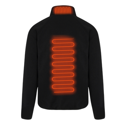 Heated Fleece Jacket For Men, Ultra-Soft, Breathable, Rechargeable, 3 Heat Settings
