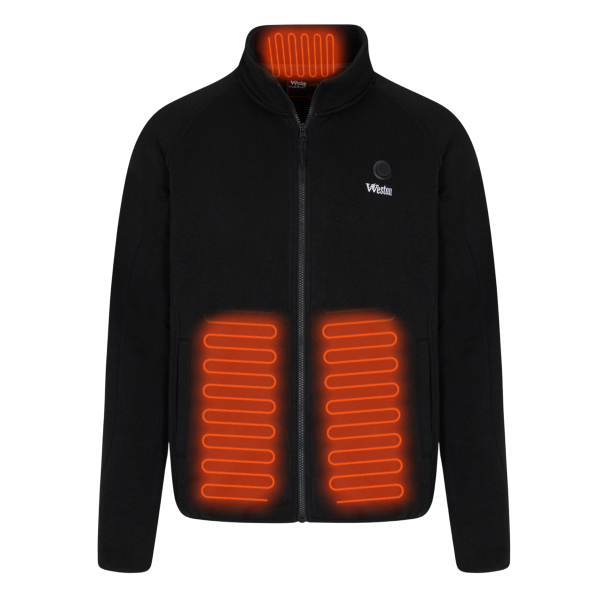Heated Fleece Jacket For Men, Ultra-Soft, Breathable, Rechargeable, 3 Heat Settings