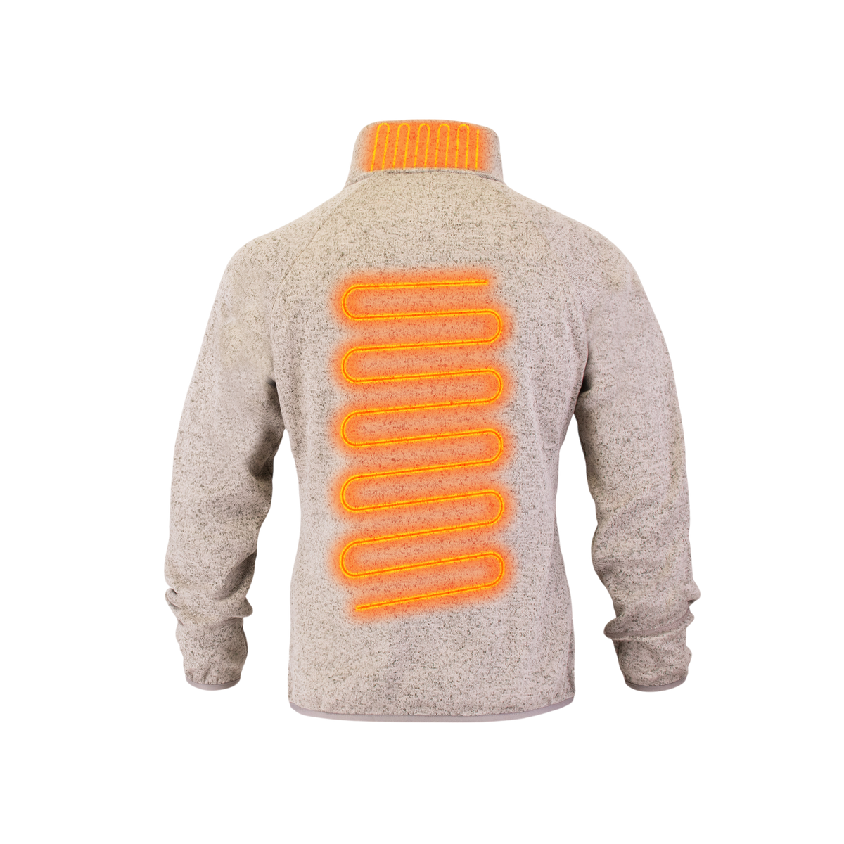 Heated Fleece Jacket For Men, Ultra-Soft, Breathable, Rechargeable, 3 Heat Settings