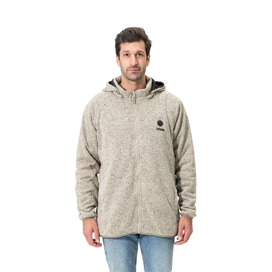 Heated Fleece Jacket For Men, Ultra-Soft, Breathable, Rechargeable, 3 Heat Settings