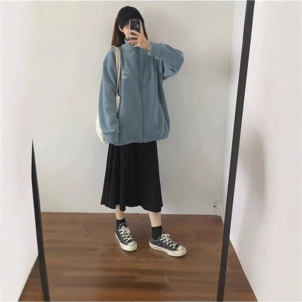 Embroidered Fleece Knit Women&
