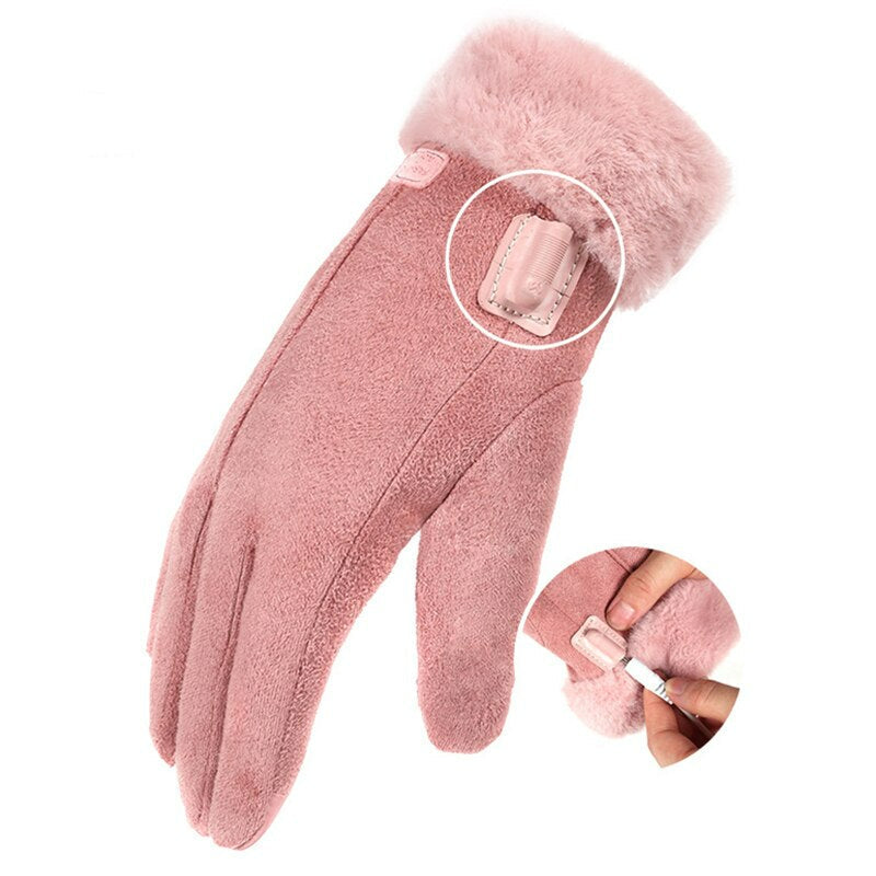 Heated Winter Gloves With 5000mAh Rechargeable Battery For Extreme Cold