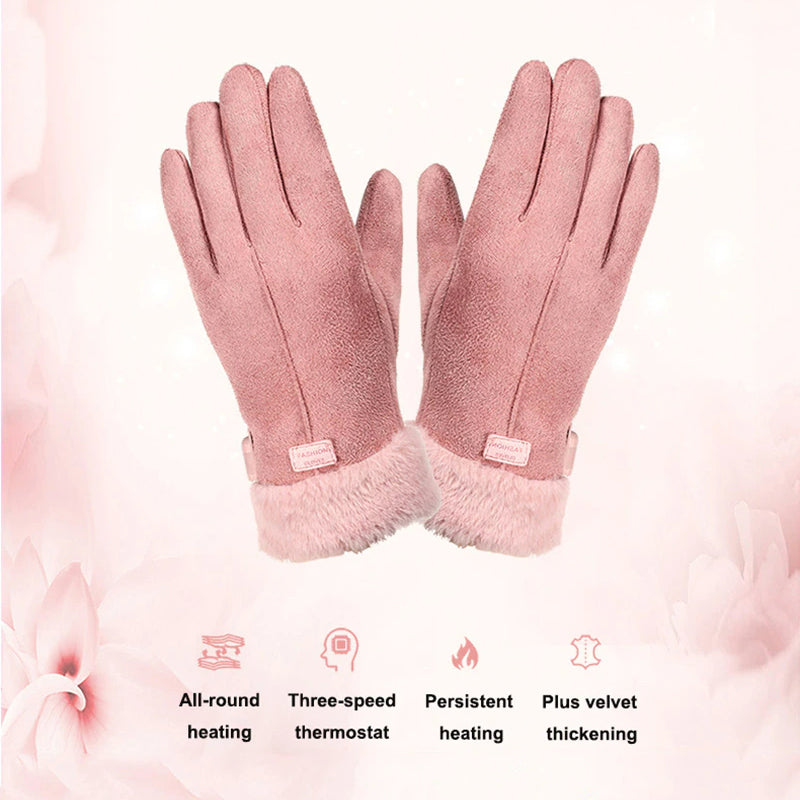 Heated Winter Gloves With 5000mAh Rechargeable Battery For Extreme Cold