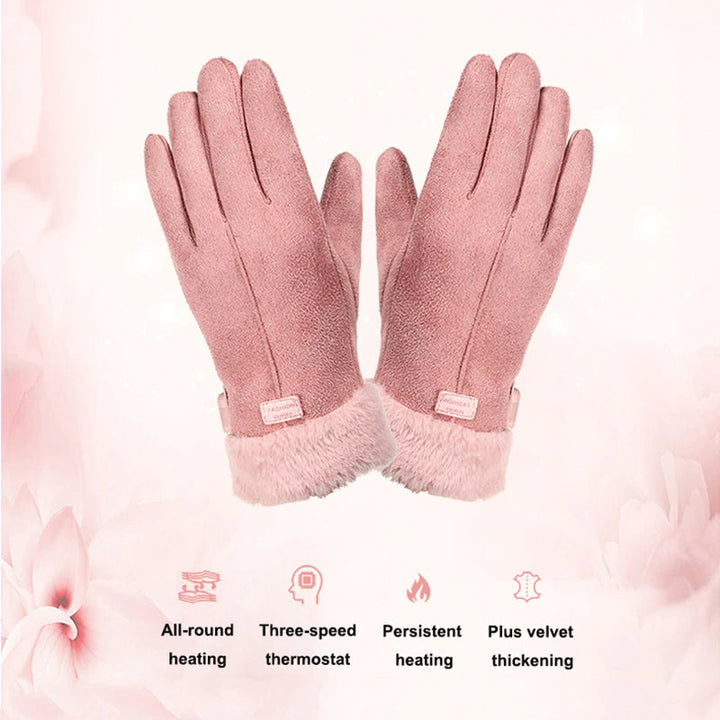 Heated Winter Gloves With 5000mAh Rechargeable Battery For Extreme Cold