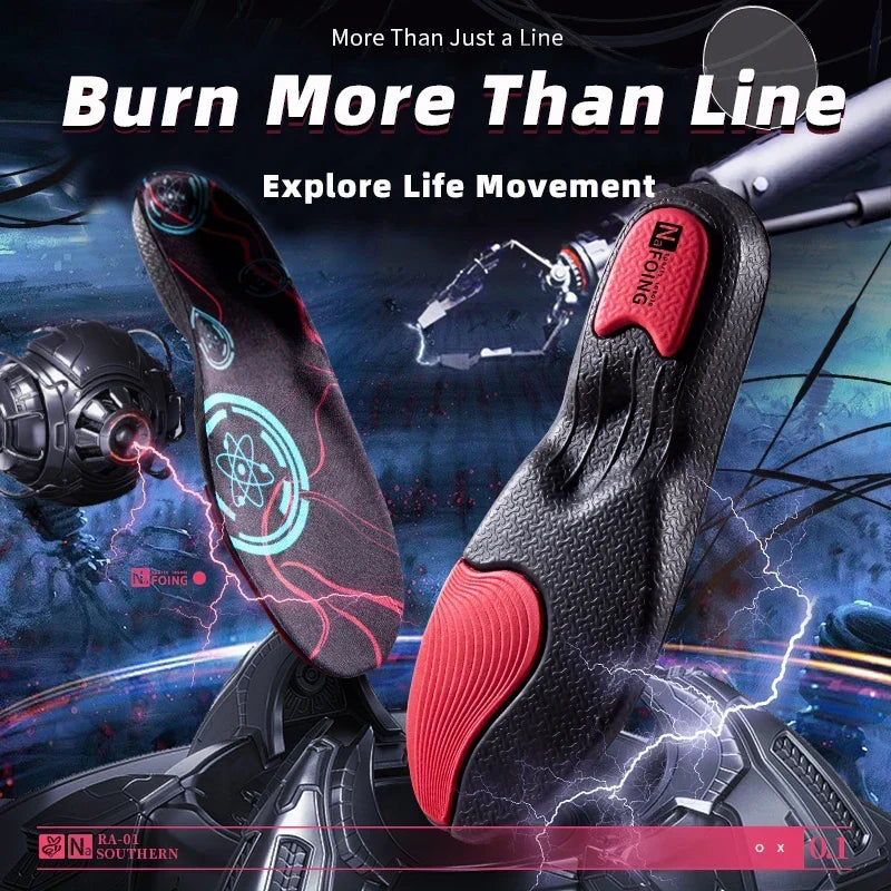 Arch Support Insoles Cuttable EVA Memory Foam For Shoes All Day Comfort