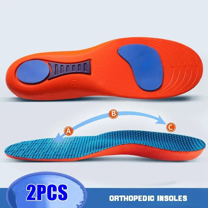 Silicone Orthotic Insoles For Shoes Arch Support Shock Absorption Foot Comfort