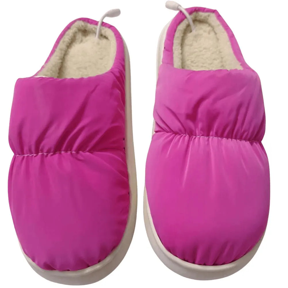 Heated Slippers For Men And Women With Thick Insulated Plush Lining