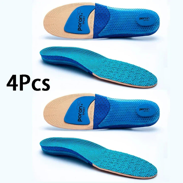 Silicone Orthotic Insoles For Shoes Arch Support Shock Absorption Foot Comfort