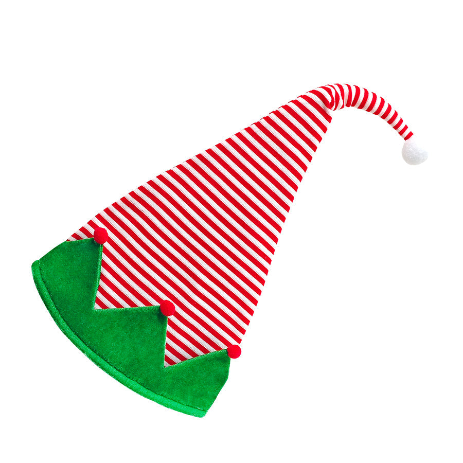 Christmas Elf Hat, Holiday Party Costume Accessory For Dances, Parades, Clown Dress-Up