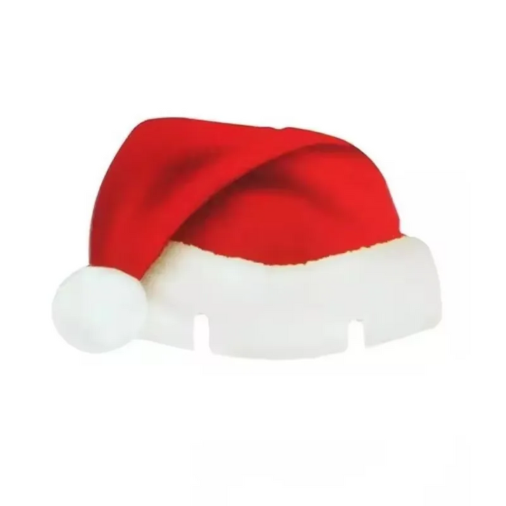 Wine Glass Santa Hat Card Set 10-Piece For Christmas Parties