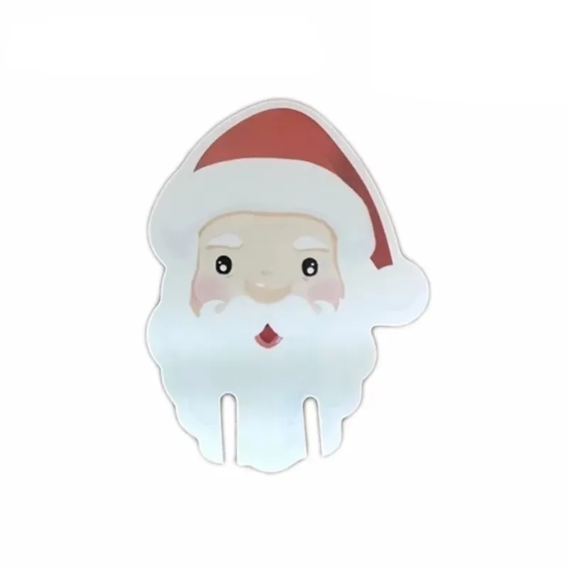 Wine Glass Santa Hat Card Set 10-Piece For Christmas Parties