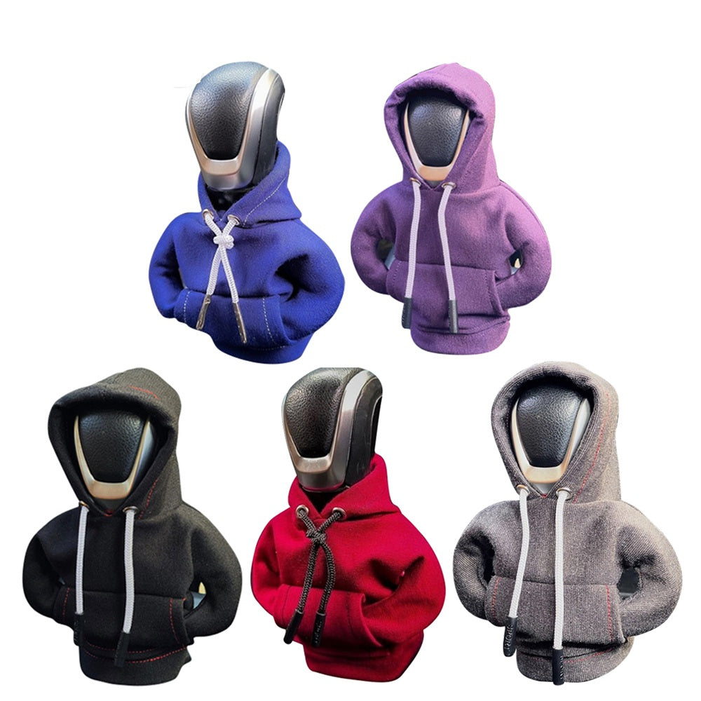 Gear Shift Knob Hoodie Cover For Manual And Automatic Gear Levers