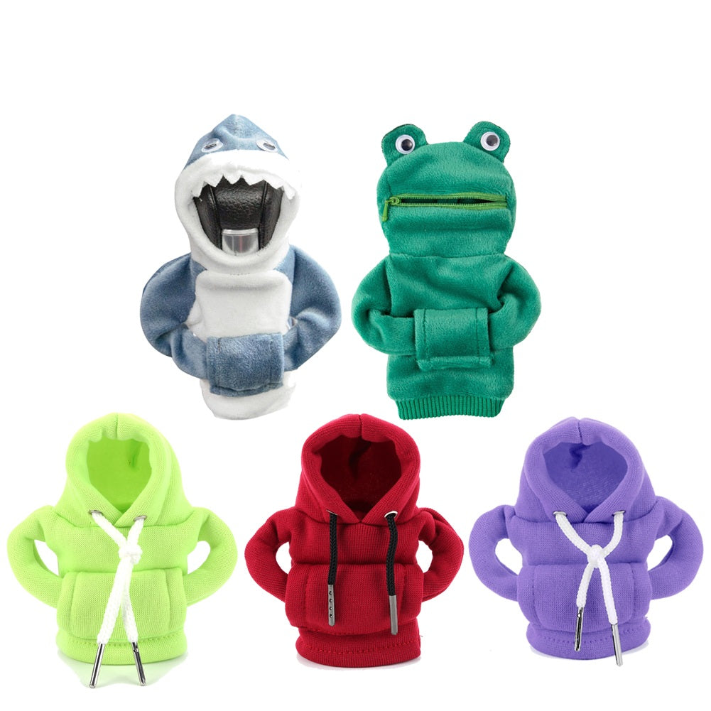 Gear Shift Knob Hoodie Cover For Manual And Automatic Gear Levers