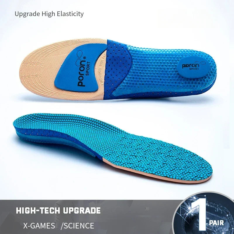 Silicone Orthotic Insoles For Shoes Arch Support Shock Absorption Foot Comfort