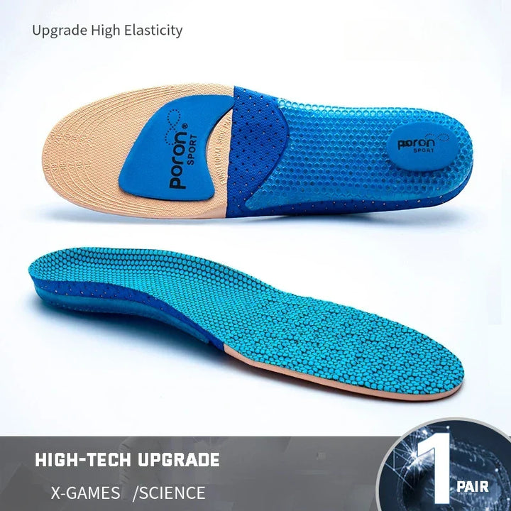 Silicone Orthotic Insoles For Shoes Arch Support Shock Absorption Foot Comfort
