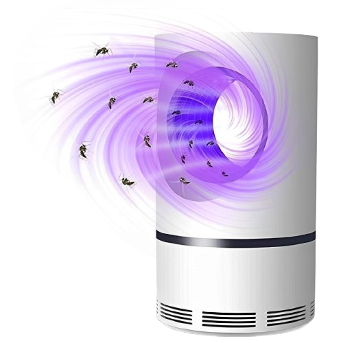 Silent UV Insect Trap with Vortex Fan and Chemical-Free Capture for Indoor Outdoor Use