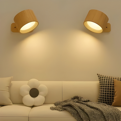 Adhesive Wall Lamp with 360° Rotation and Adjustable Color Temperature