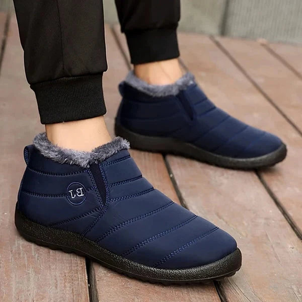 Slip-On Snow Boots Waterproof Insulated Warm Non-Slip Winter Outdoor Shoes