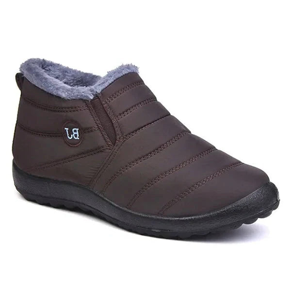 Slip-On Snow Boots Waterproof Insulated Warm Non-Slip Winter Outdoor Shoes