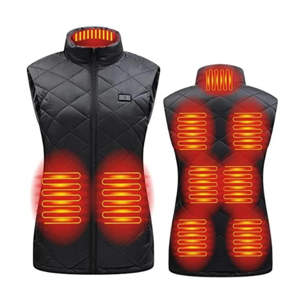 Heated Vest For Women With Electric Heating For Outdoor Winter Use