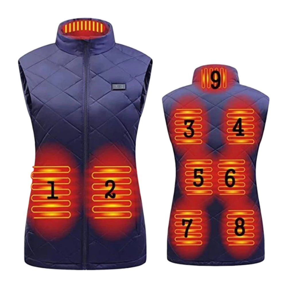 Heated Vest For Women With Electric Heating For Outdoor Winter Use
