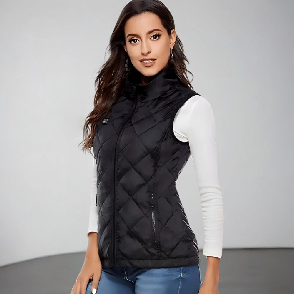 Heated Vest For Women With Electric Heating For Outdoor Winter Use