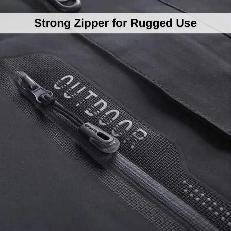 Hiking Jacket Waterproof With DWR Durable Water-Repellent Finish